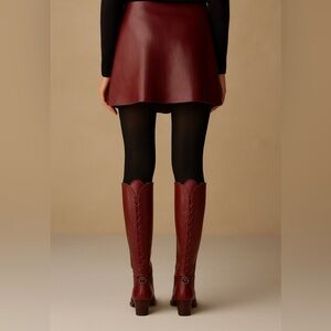 Bandolino Burgundy Heeled Boots Size 7 Women